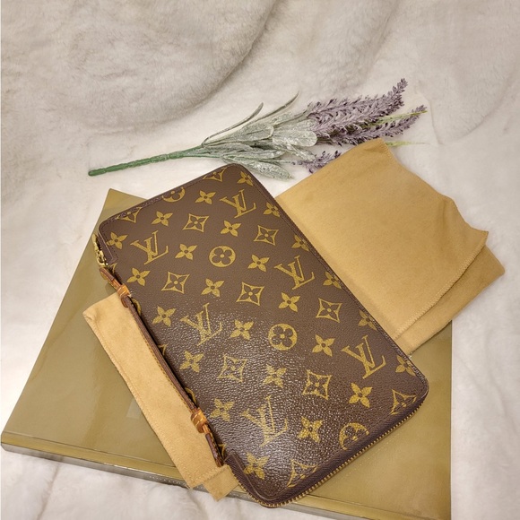 Authentic Louis Vuitton de voyage travel organizer long wallet - Picture 9 of 16